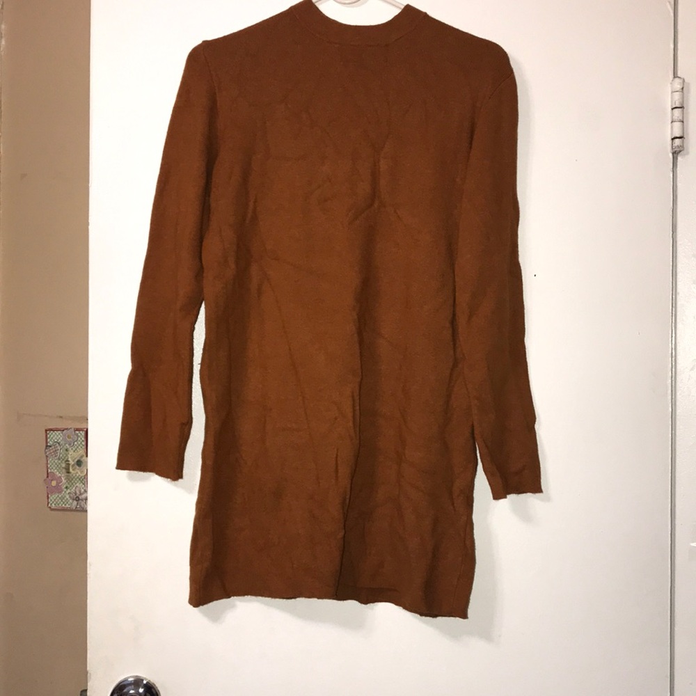 Orange Sweater Dress